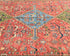6x8 Rusty Red Ersari Afghan Hand Knotted Veg Dye Wool Area Rug